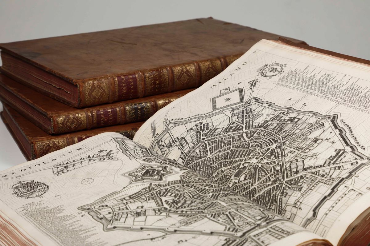 Blaeu, Johannes - Mortier, Pierrenouveau Theatre D'italie Ou Description Exacte De Ses Villes, Pa...