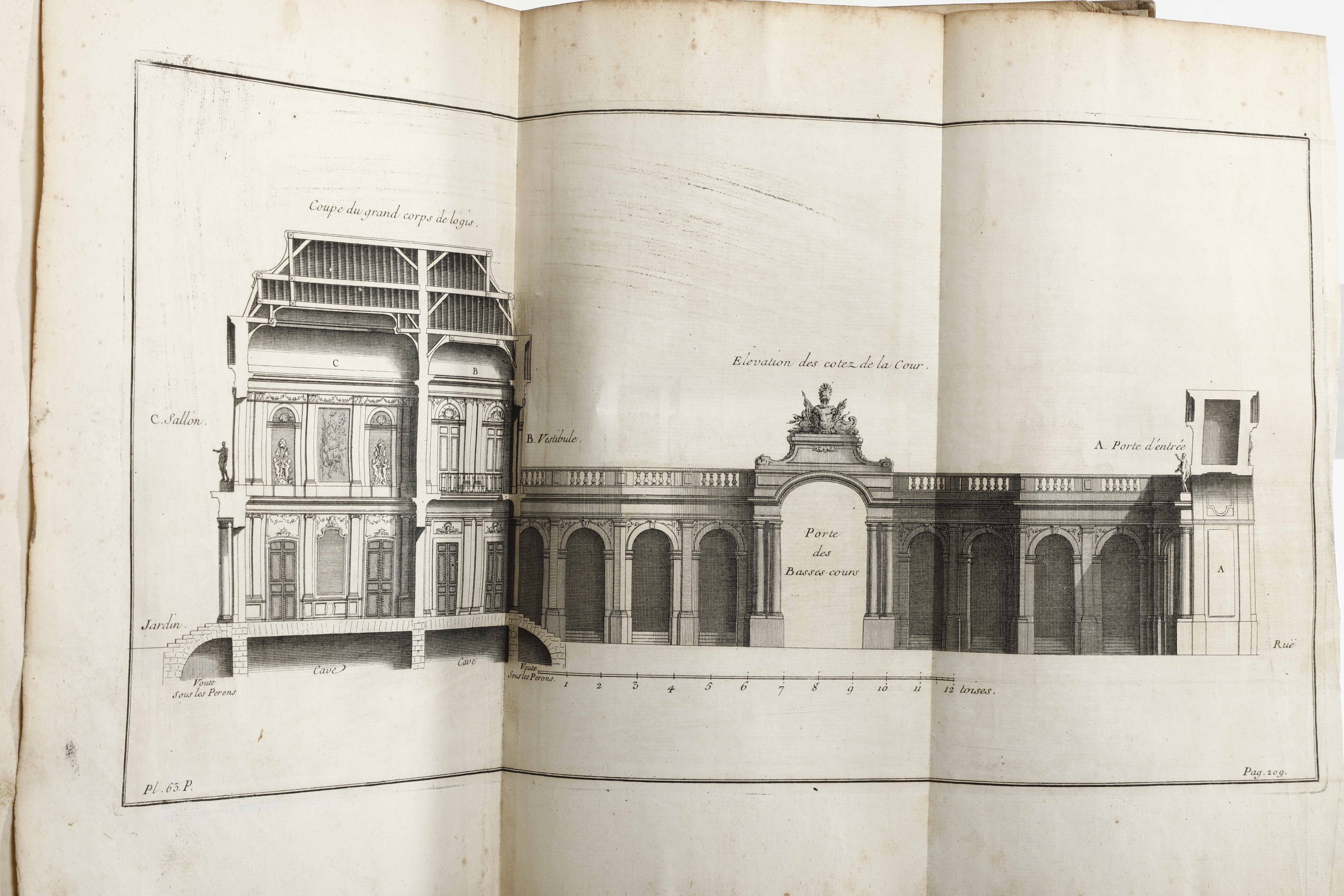D'aviler Augustine Charles - D'Aviler, Cours D'Architecture qui comprend les ordres de Vignole, P...
