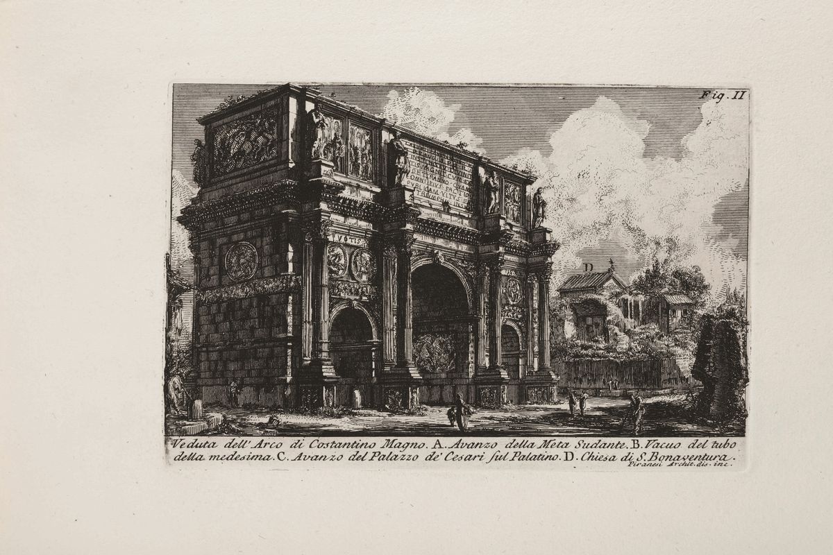 Piranesi, Giovanni Battista ( Mogliano Veneto, 1720 - Venezia, 1778)diciannove Tomi Dell'opera In...