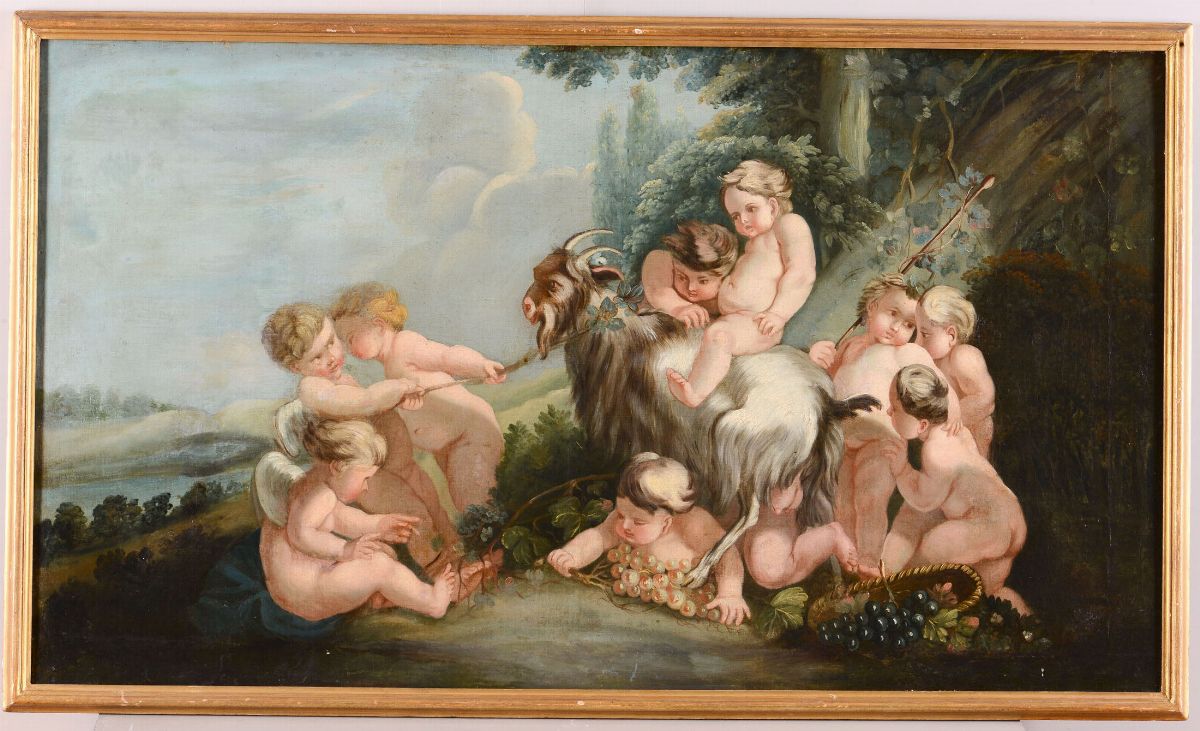 Scuola Francese del XVIII Secologiochi di Putti