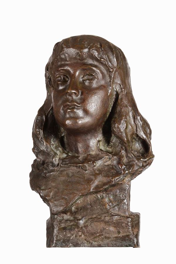 Scultore del XIX-XX secolo Busto femminile