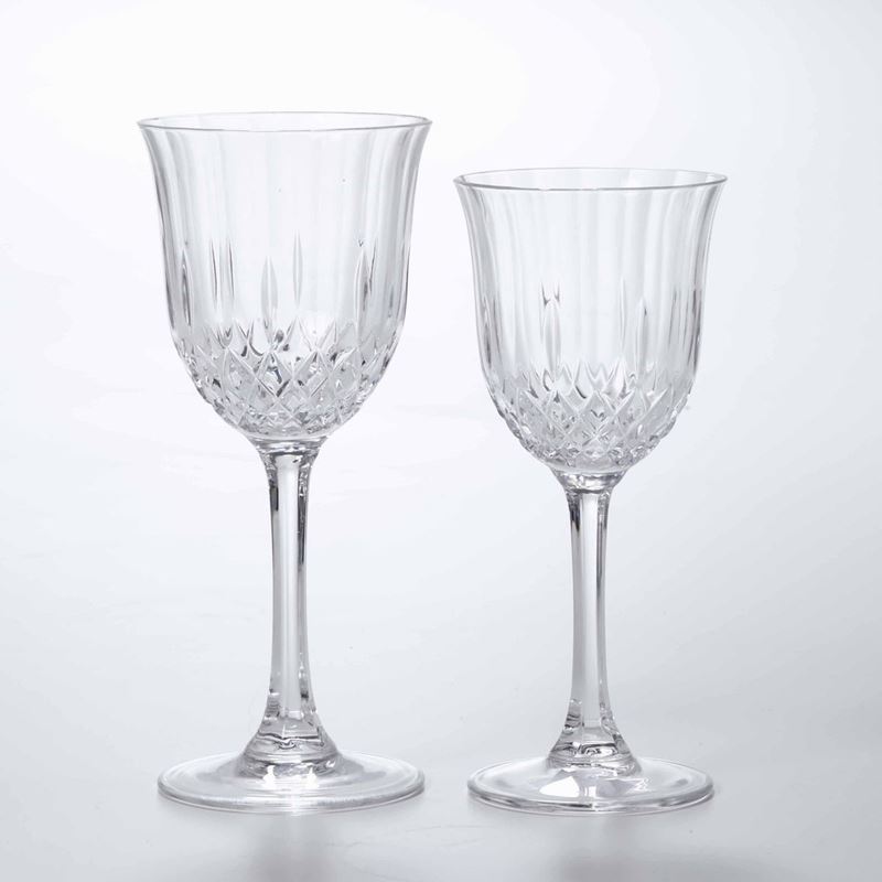 Bicchieri da acqua e vino in cristallo modello Capri  - Auction Antiques III - Timed Auction - Cambi Casa d'Aste