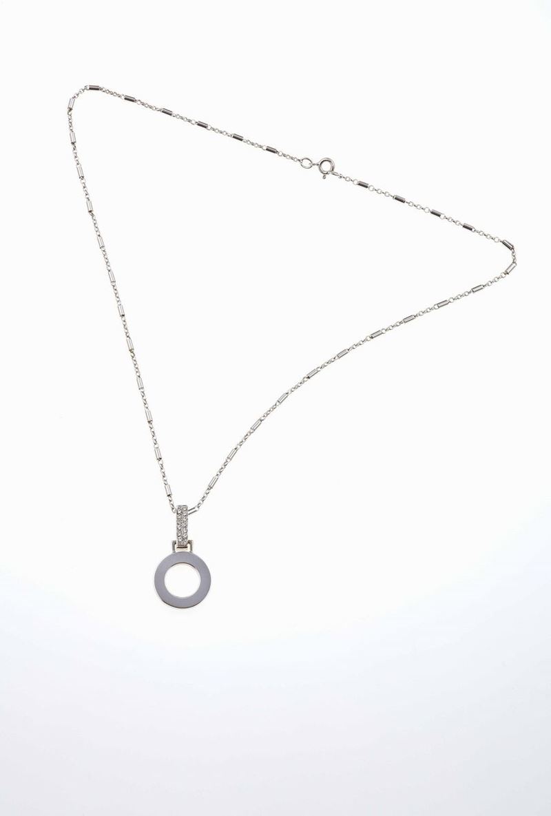 Girocollo con diamanti  - Auction Jewels - Time Auction - Cambi Casa d'Aste