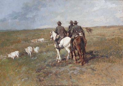 Carlo Domenici (1898-1981)butteri