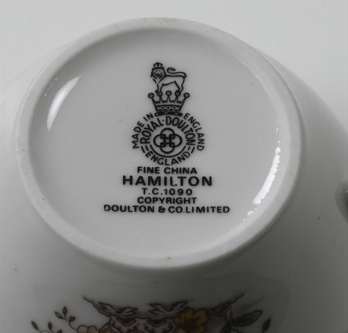 Servizio da Te Inghilterra, Manifattura Royal Doulton, Seconda Metà XX Secolo