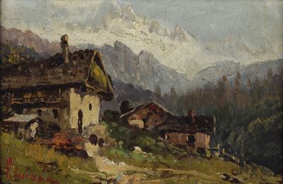 Liverani (XIX-XX Secolo)paesaggio Montano