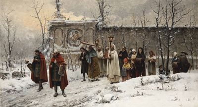 Lodovico Raymond (1825-1898)il Viatico, 1892