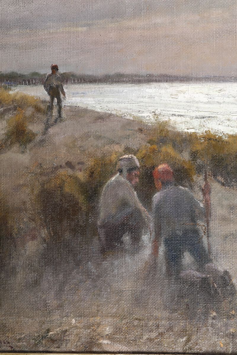 Alceste Campriani (1848-1933)sulla Spiaggia di Viareggio