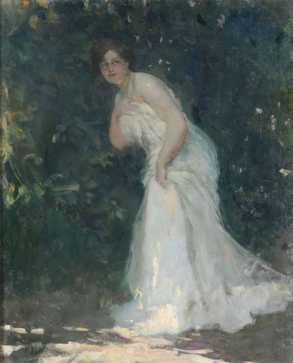 Paul-Albert Laurens (1870 - 1934) Donna al bagno