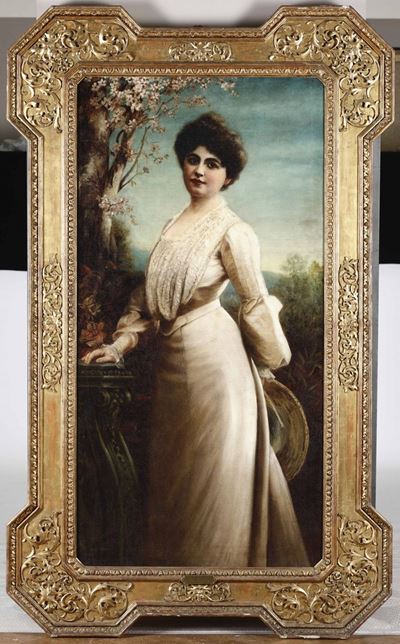 Anonimo del XIX Secoloritratto Femminile
