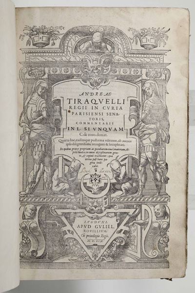 Tiraquelli, Andreatractati Vari...de Revocando Donatione... Lungduni, Apud Guglielmo Rovillium, 1...