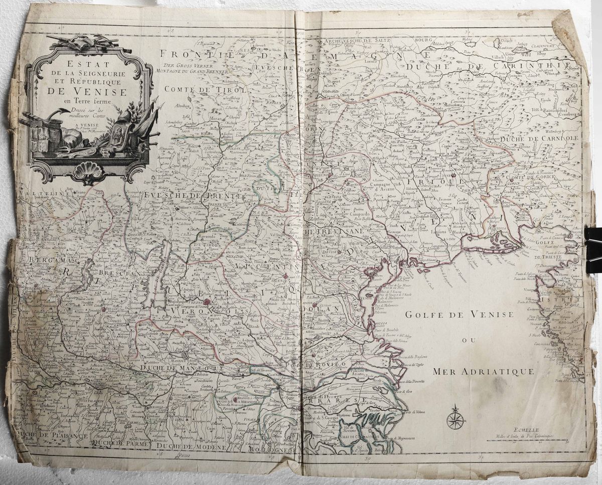 Homann,santini,remondini,seuttersei Carte Geografiche in Coloritura