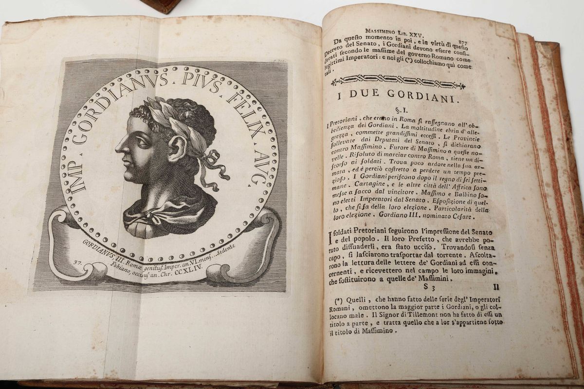 Rollin, Carlostoria degli Imperatori Romani da Augusto Fino a Costantino...in Roma, Stamperia di ...
