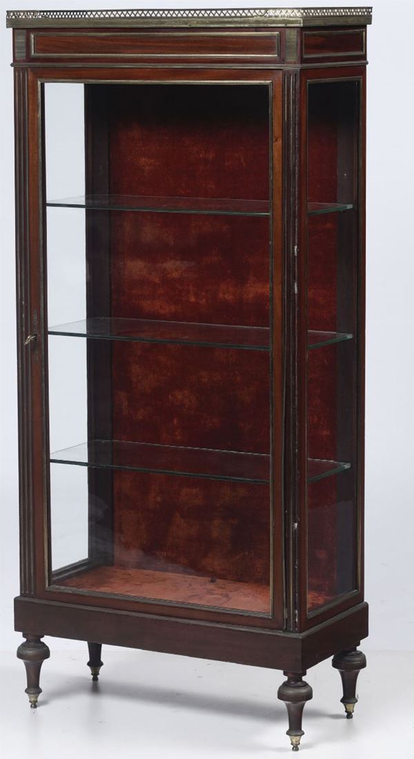 Mobile vetrina ad un’anta, XIX secolo