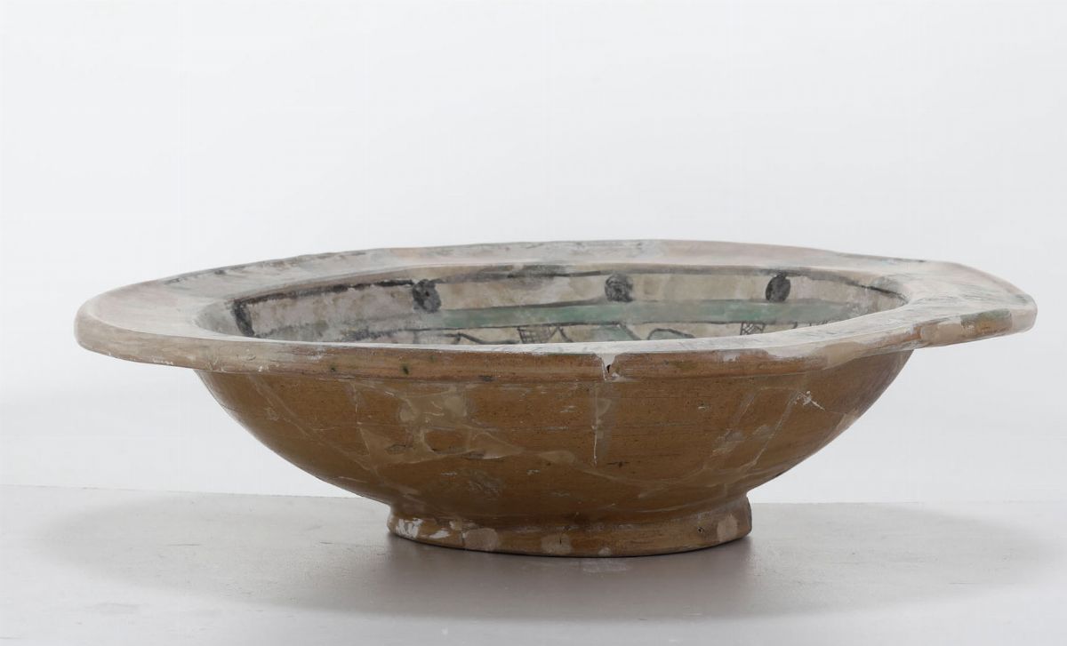 Piatto Tipologia Alto Lazio, 1275-1375 (?)