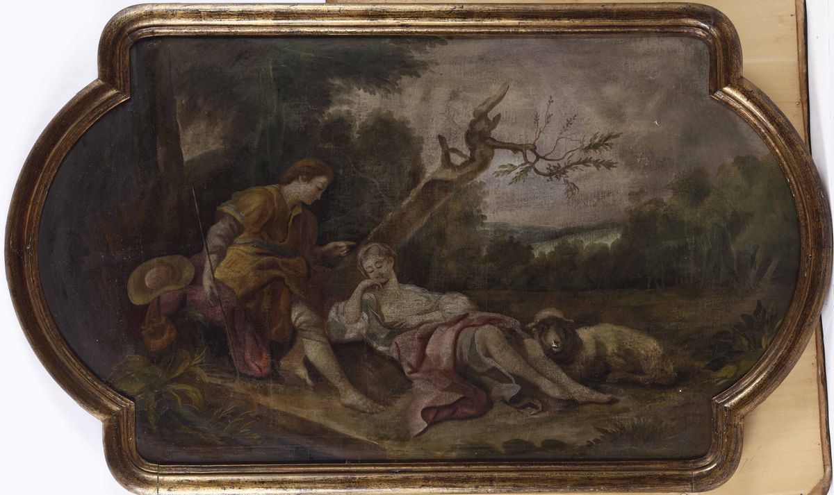Francois Boucher (parigi, 1703-1770), alla Maniera Discene Pastorali