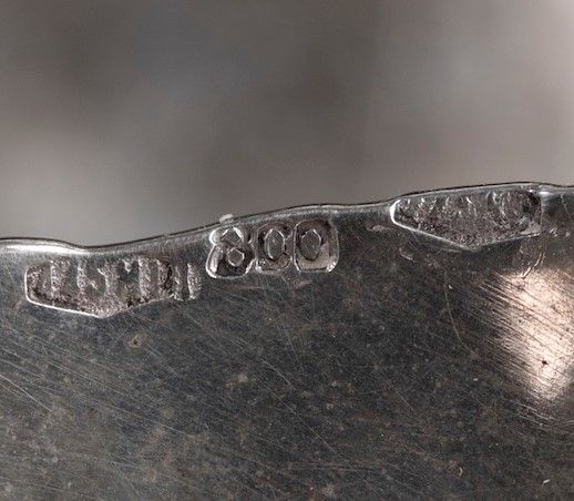Due Centrotavola in Argento. Argenteria Milanese del XX Secolo. Argentiere Ferdinando Meloncelli