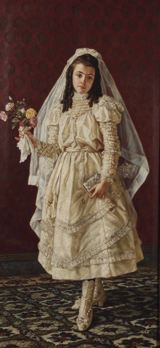 Multedo Oldoino (XIX-XX secolo) Ritratto femminile, 1899