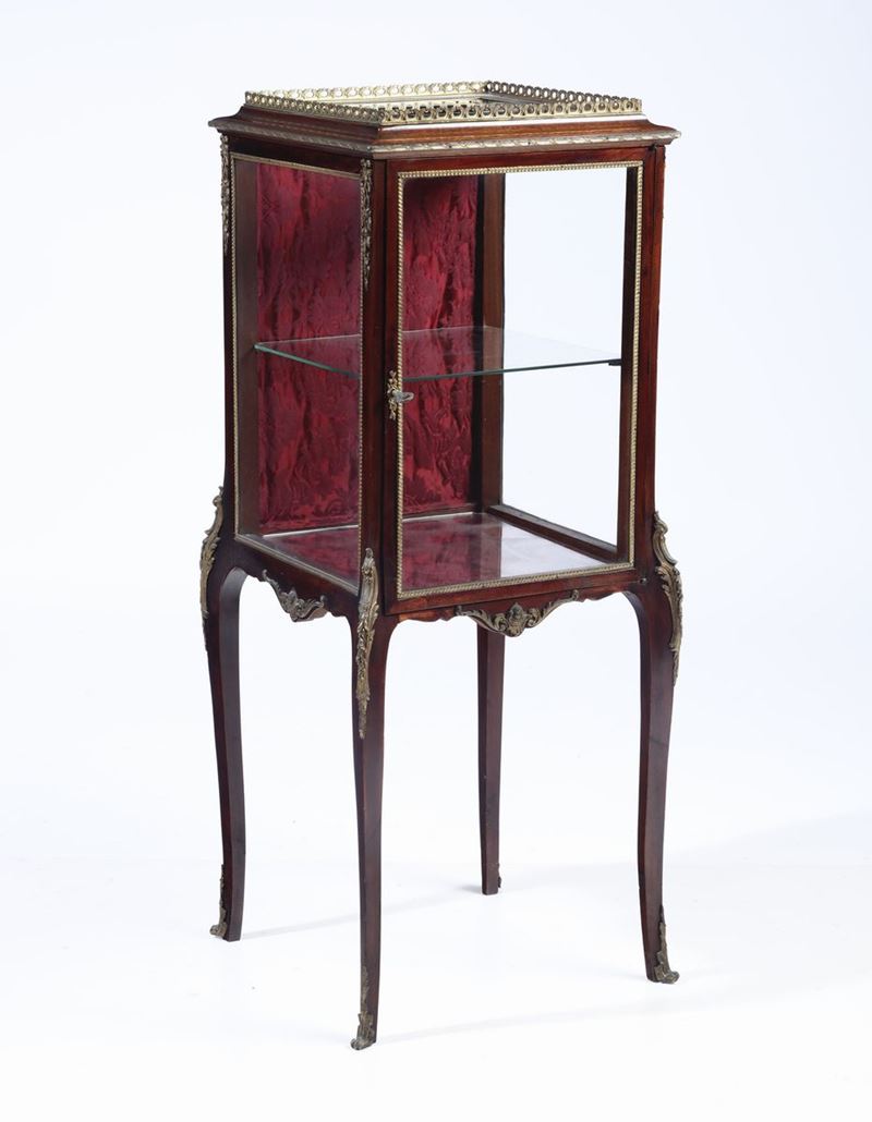 Vetrinetta stile Napoleone III ad un'anta, XX secolo  - Auction Antiques III - Timed Auction - Cambi Casa d'Aste