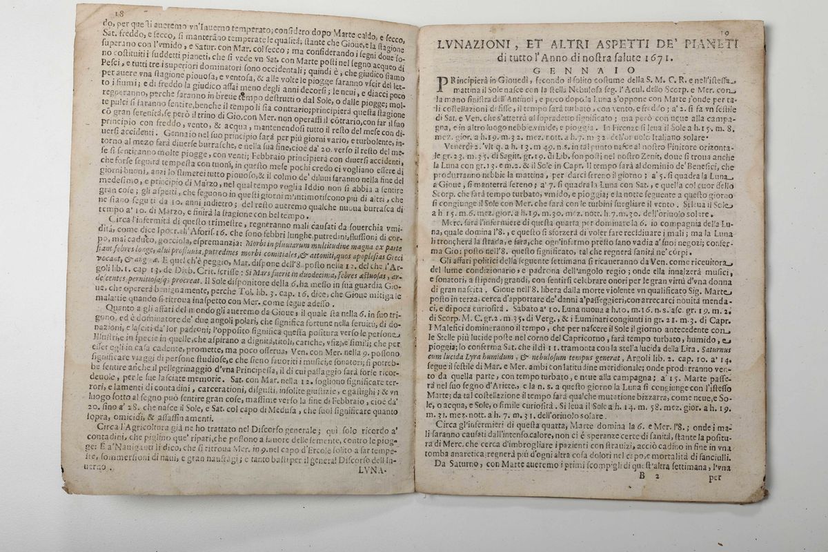 Albizzini, Bartolomeotrattato Astrologico di Quanto Influiscono le Stelle dal Cielo a Pro, e Dann...