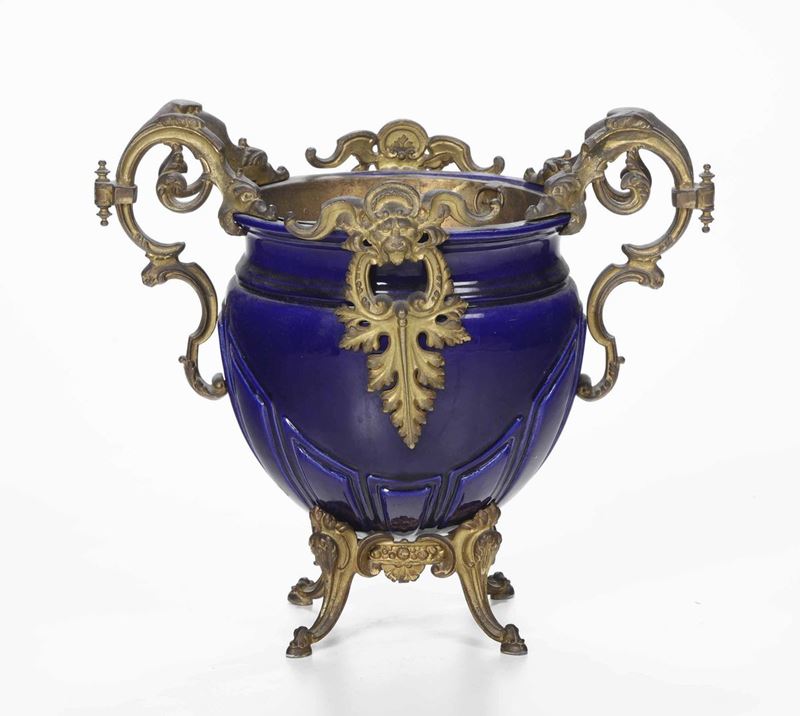 Vaso da centro Inizio del XX secolo  - Auction Ceramics - Timed Auction - Cambi Casa d'Aste