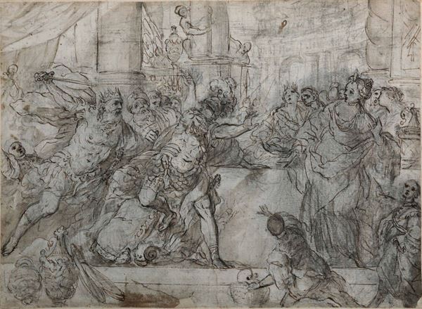 Giovan Battista Carlone (Genova 1603 - Parodi Ligure 1684) David e Saul