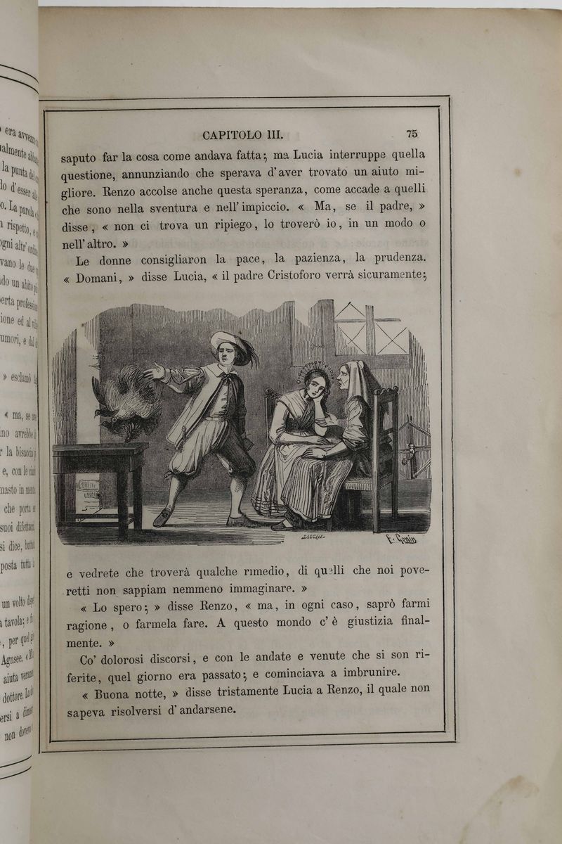 Manzoni, Alessandroi Promessi Sposi... Milano, Redaelli e Rechiedei, 1869.
