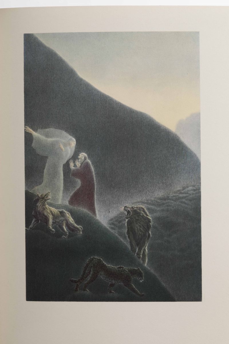 Dante, Alighierila Divina Commedia... Milano, À la Chance Du Bibliophile. 1959.