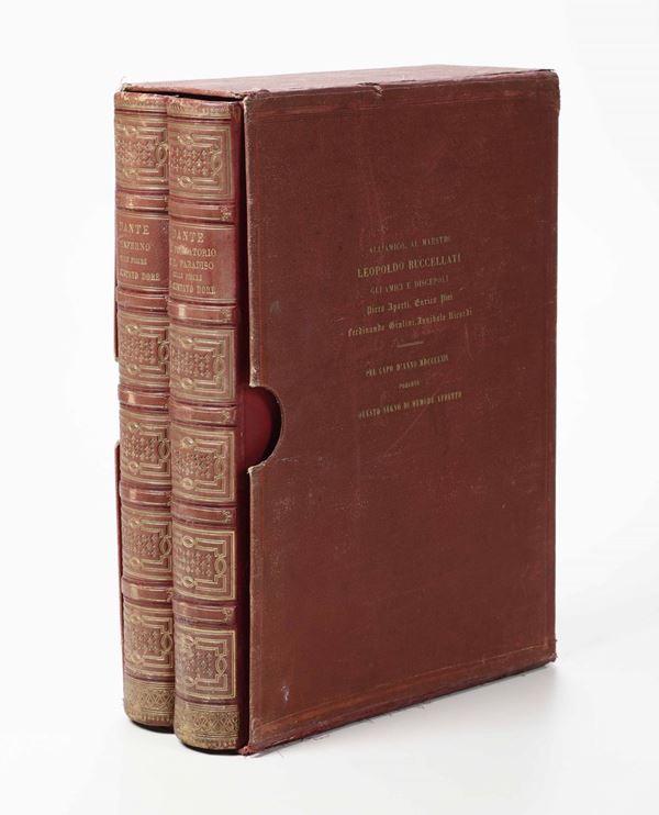 Dante, Alighieri La Divina Commedia. Parigi. Librairie Hachette, 1861-1868.