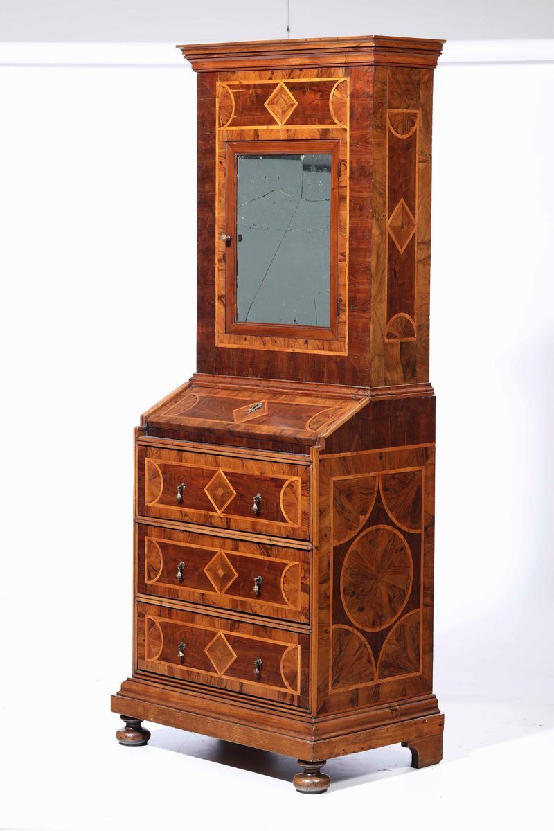 Trumeau impiallacciato ed intarsiato, XIX secolo  - Auction Antiques II - Timed Auction - Cambi Casa d'Aste