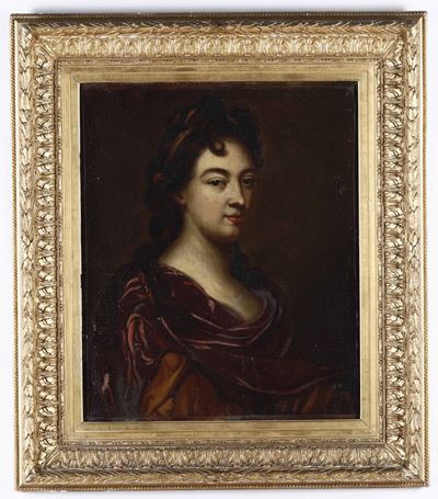 Scuola Francese del XVII Secoloritratto di Gentildonna
