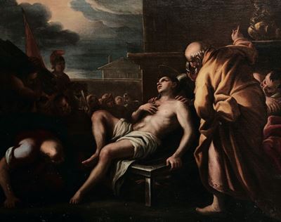 Scuola Napoletana del XVII Secolomartirio di San Lorenzo