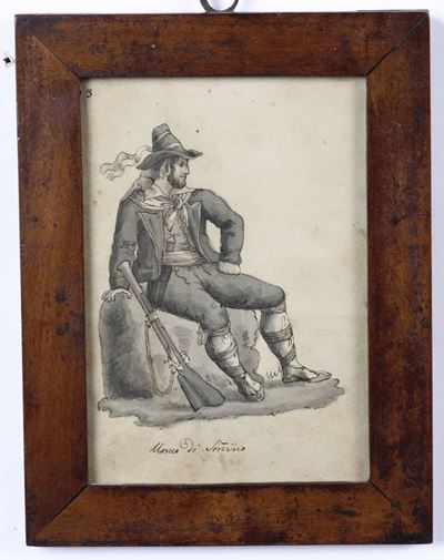 Bartolomeo Pinelli (roma 1781-1835), Ambito Dibrigante