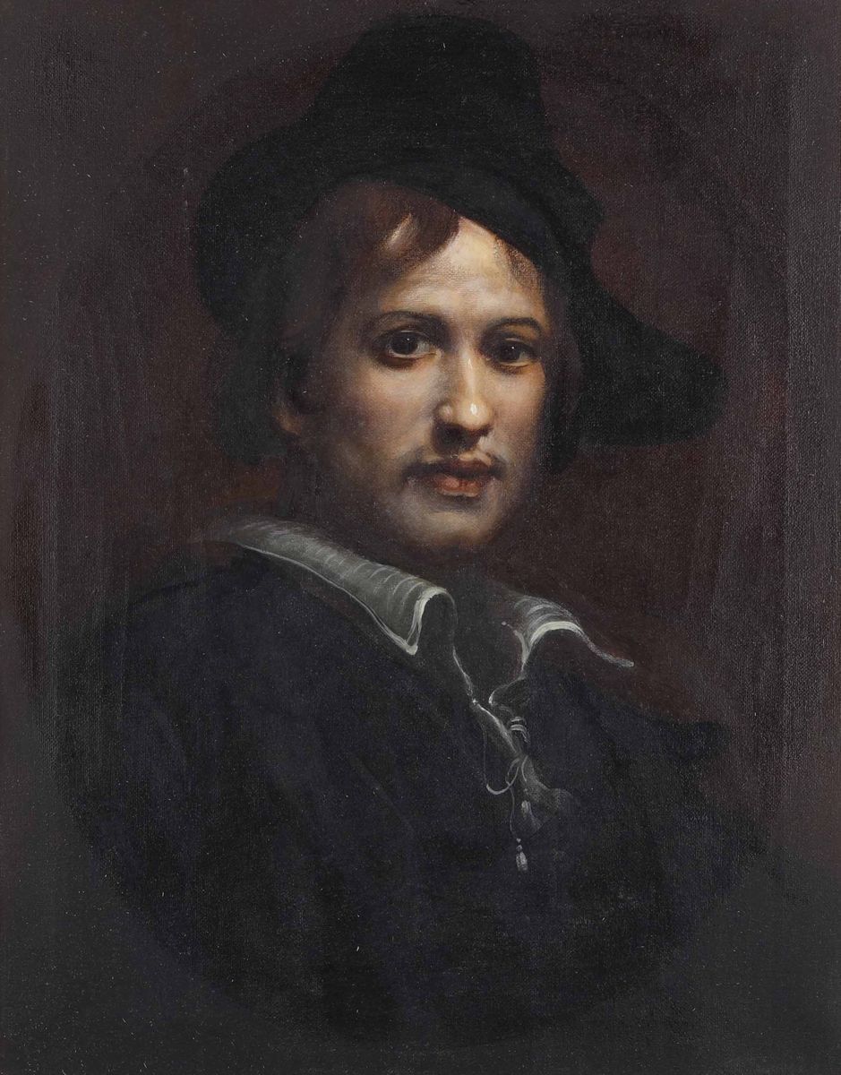 Scuola del XIX Secoloritratto Femminile e Ritratto Maschile