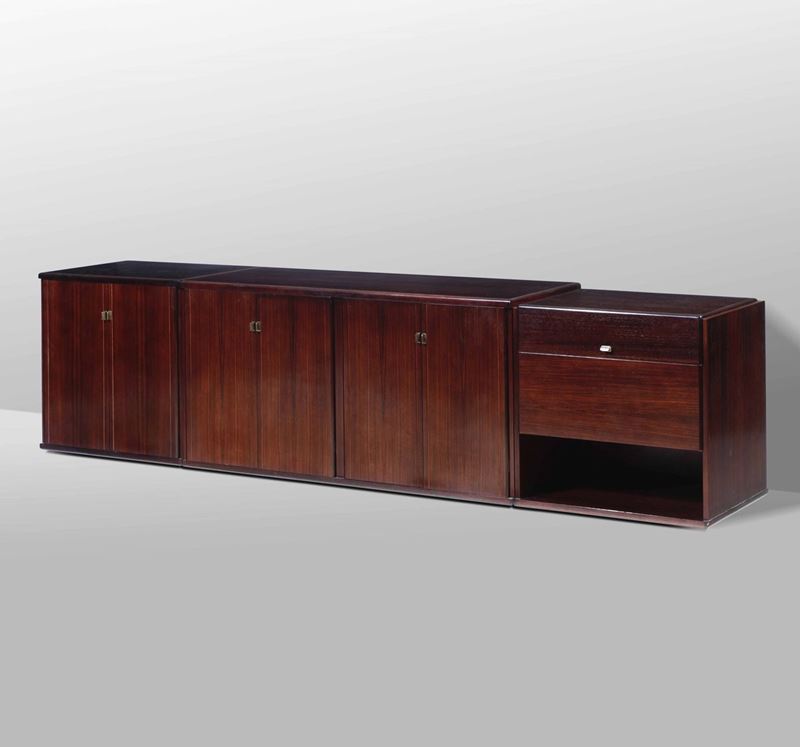 Mobile contenitore in legno.  - Auction Twentieth-century furnishings | Time Auction - Cambi Casa d'Aste