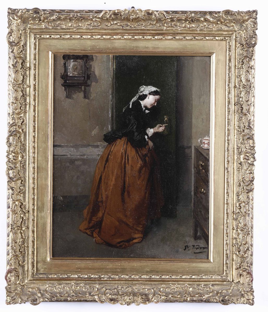 Domenico Induno (1815-1878)figura Femminile