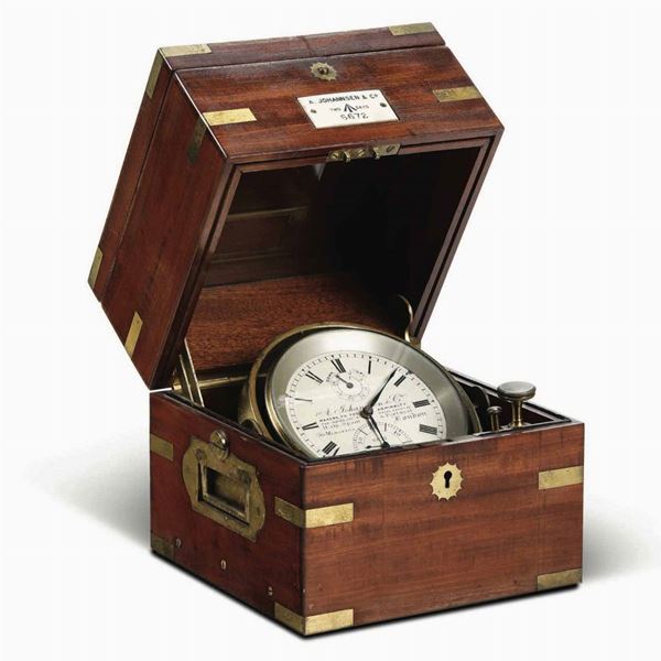 Cronometro da marina, A Johannsen London. Inghilterra fine XIX secolo