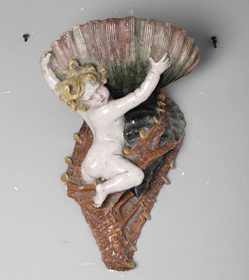 Mensola Italia, XIX-XX secolo  - Auction Ceramics - Timed Auction - Cambi Casa d'Aste