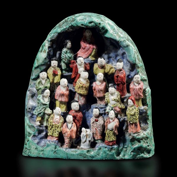 An Oriental nativity scene, China, Qing Dynasty