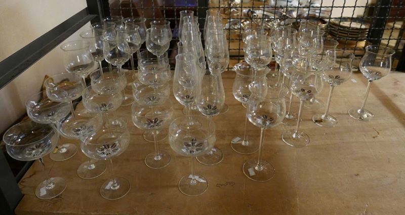 Servizio di bicchieri Boemia incompleto  - Auction Antiques II - Timed Auction - Cambi Casa d'Aste