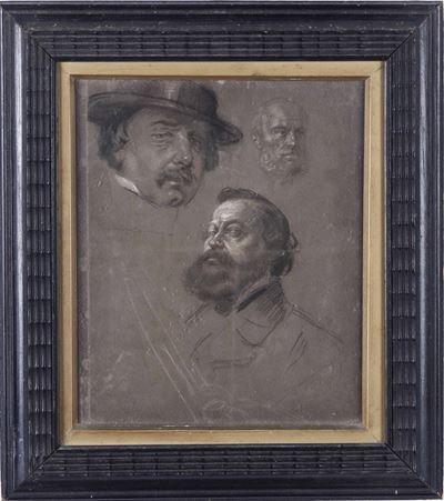 Vincenzo Gemito (1852-1929), nello Stile Distudi di Ritratti Maschili