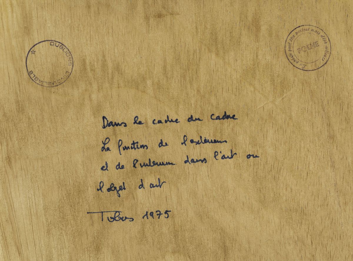 Christian Tobas (1944)(dans le Cadre Du Cadre...), 1975