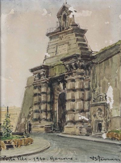 Berto Ferrari (1887-1965)porta Pila