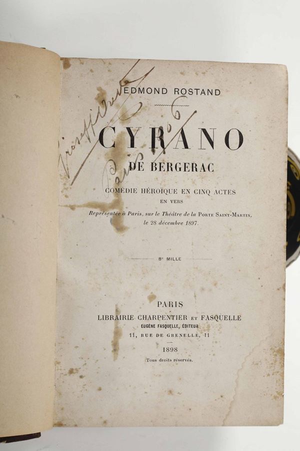 Rostand, Edmond Cyrano de Bergerac...Paris, Librairie Charpentier,1898
