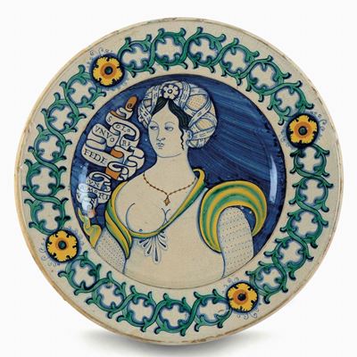 Grande Piatto Deruta, Prima Metà del XVI Secolo