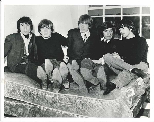 Rolling Stones, on a mattress