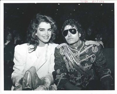 Michael Jackson con Brooke Shields, 1984
