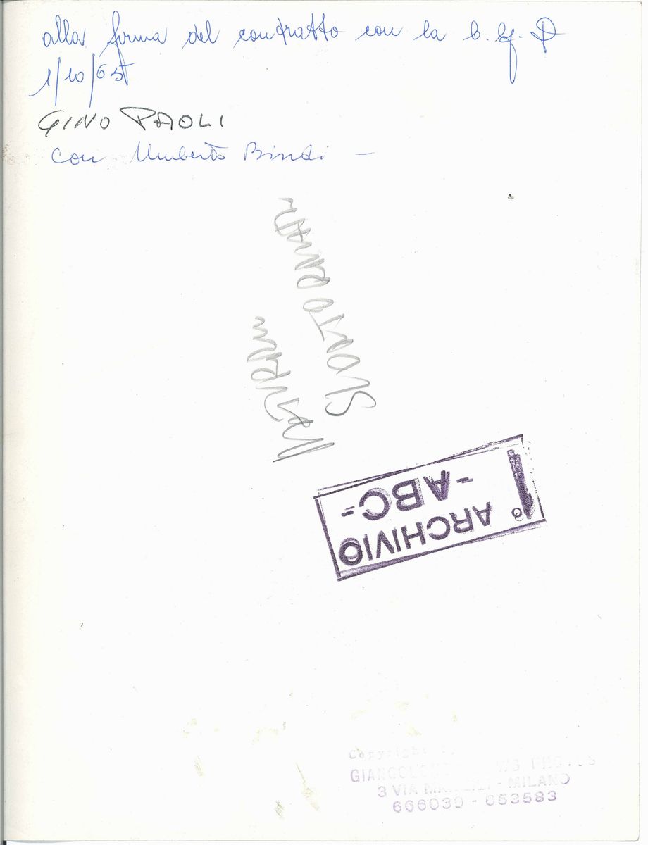 Gino Paoli e Umberto Bindi, 1965