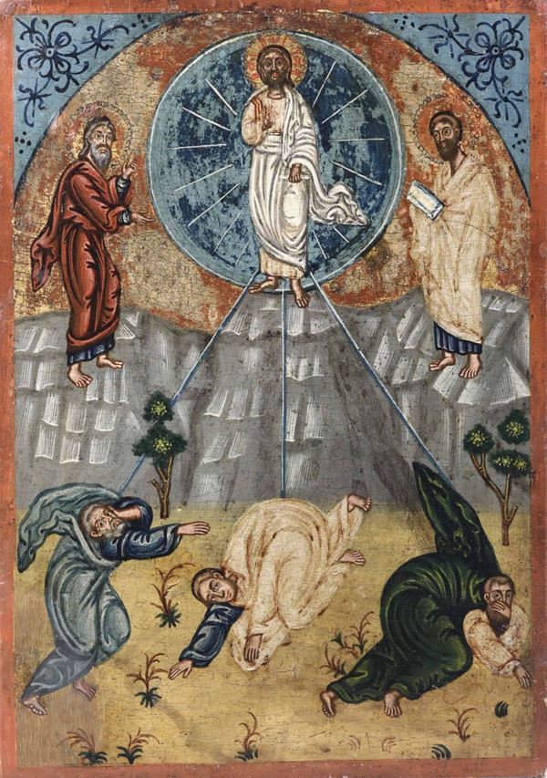 Icona raffigurante Trasfigurazione sul Monte Tabor, Russia, XIX secolo