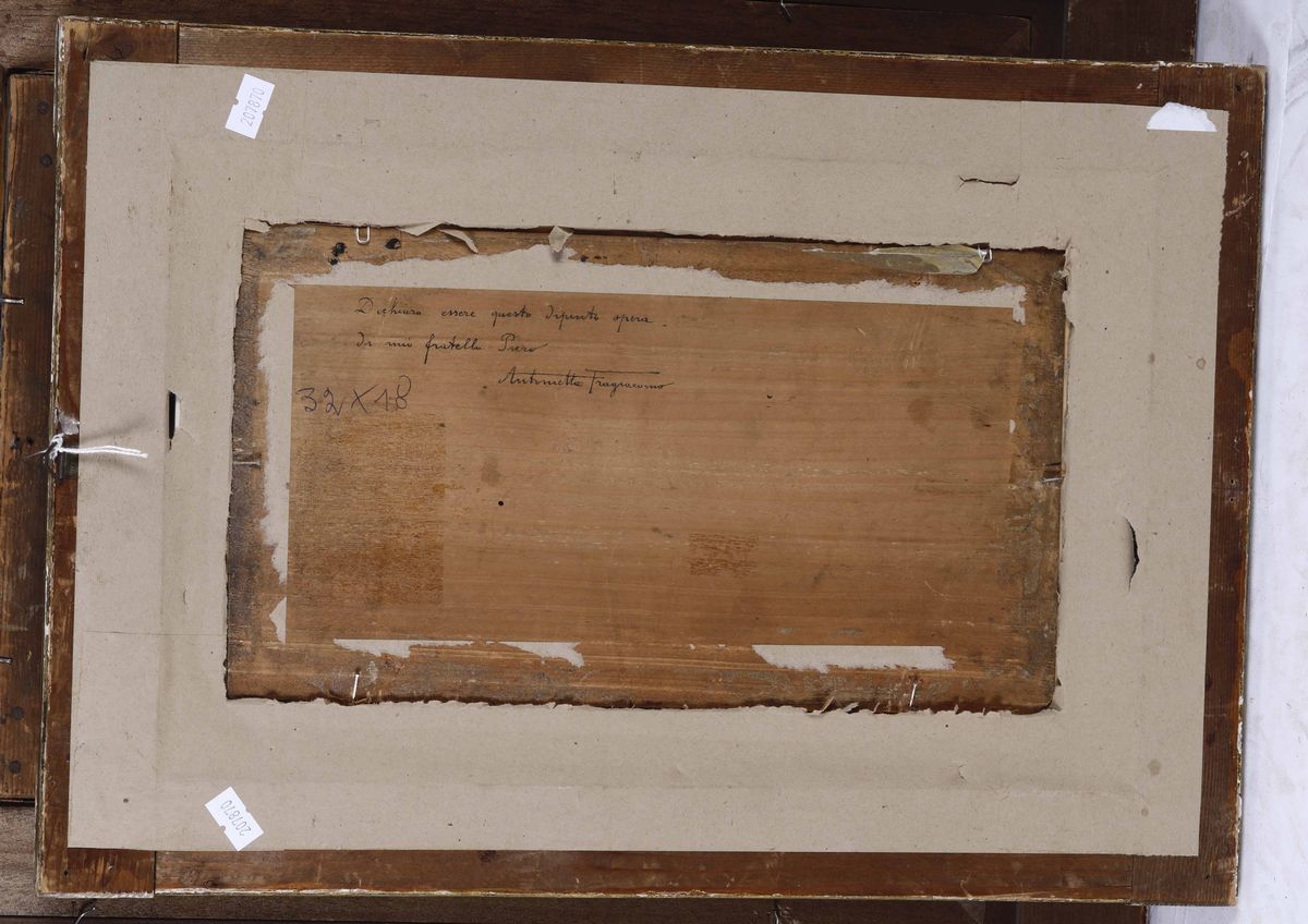 Pietro Fragiacomo (1856-1922), Attribuito Aingresso di Palazzo